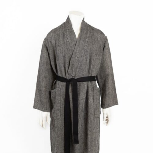 KOOS robe linen black